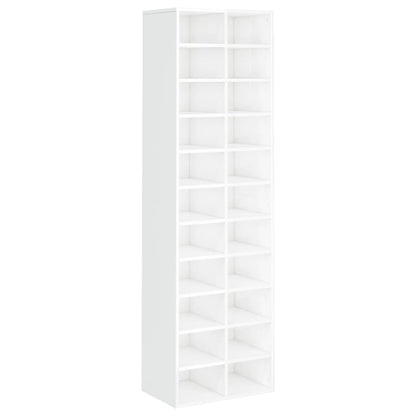 Schuhschrank Weiß 54x34x183 cm Holzwerkstoff