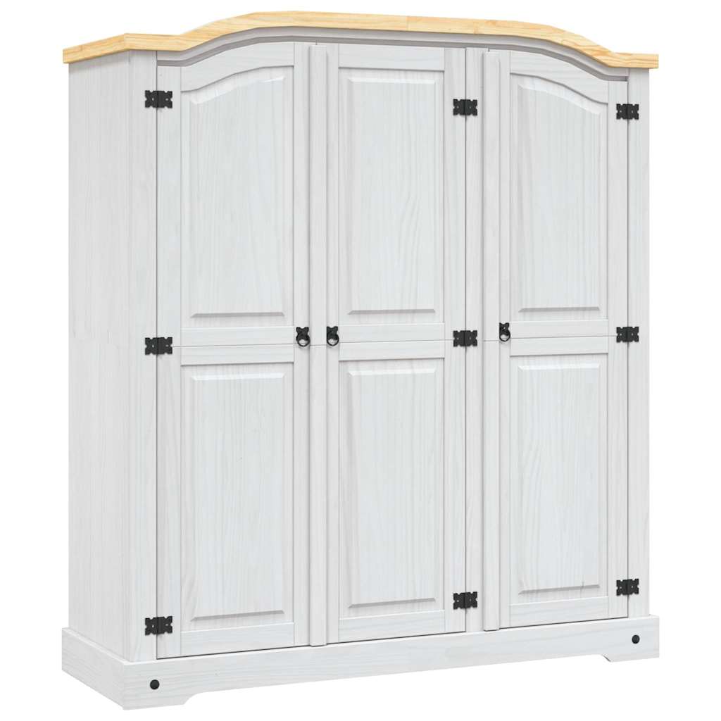 Kleiderschrank Mexiko-Stil Kiefernholz 3 Türen