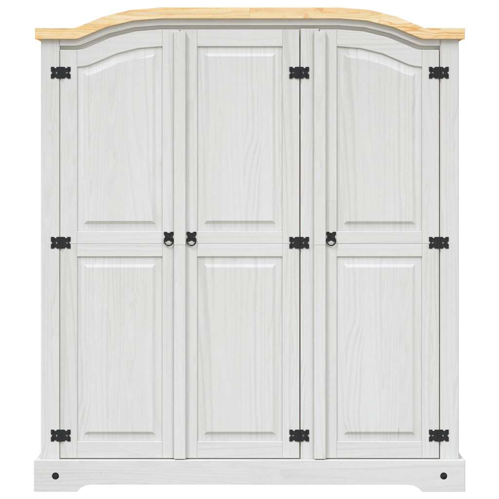 Kleiderschrank Mexiko-Stil Kiefernholz 3 Türen