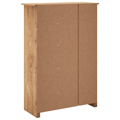 Kleiderschrank 3-Türig Weiß 118×50×171,5 cm Kiefer Panama Serie