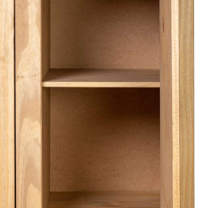 Kleiderschrank 3-Türig Weiß 118×50×171,5 cm Kiefer Panama Serie