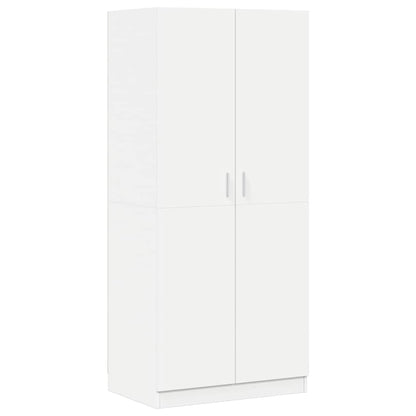 Kleiderschrank Betongrau 80x52x180 cm Holzwerkstoff