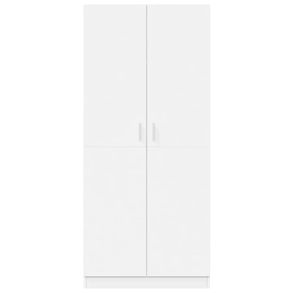Kleiderschrank Betongrau 80x52x180 cm Holzwerkstoff