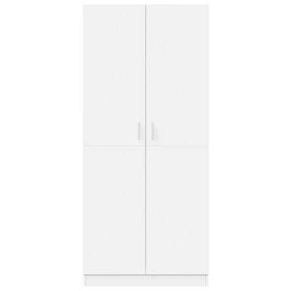 Kleiderschrank Betongrau 80x52x180 cm Holzwerkstoff
