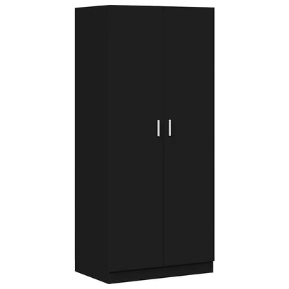 Kleiderschrank Betongrau 80x52x180 cm Holzwerkstoff