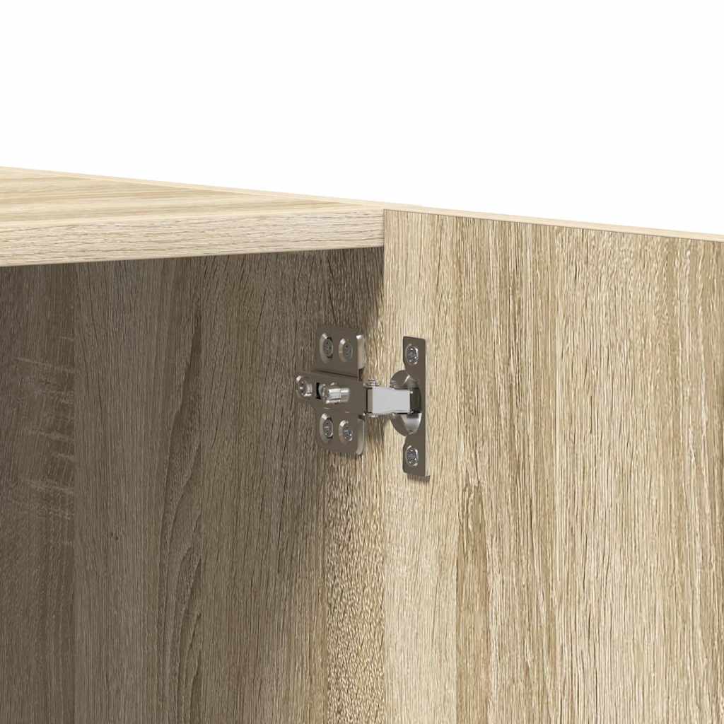 Kleiderschrank Betongrau 80x52x180 cm Holzwerkstoff