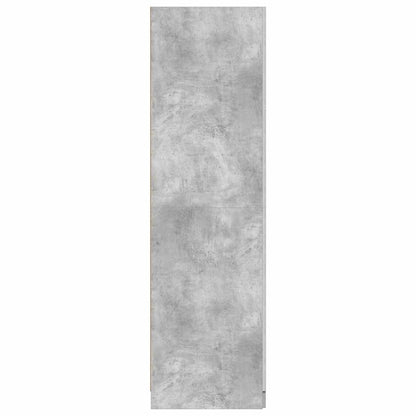 Kleiderschrank Betongrau 80x52x180 cm Holzwerkstoff