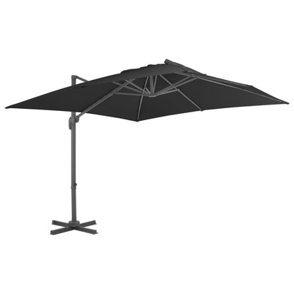 Ampelschirm Mit Aluminiummast 400 X 300 Cm Sand