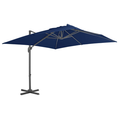 Ampelschirm Mit Aluminiummast 400 X 300 Cm Sand