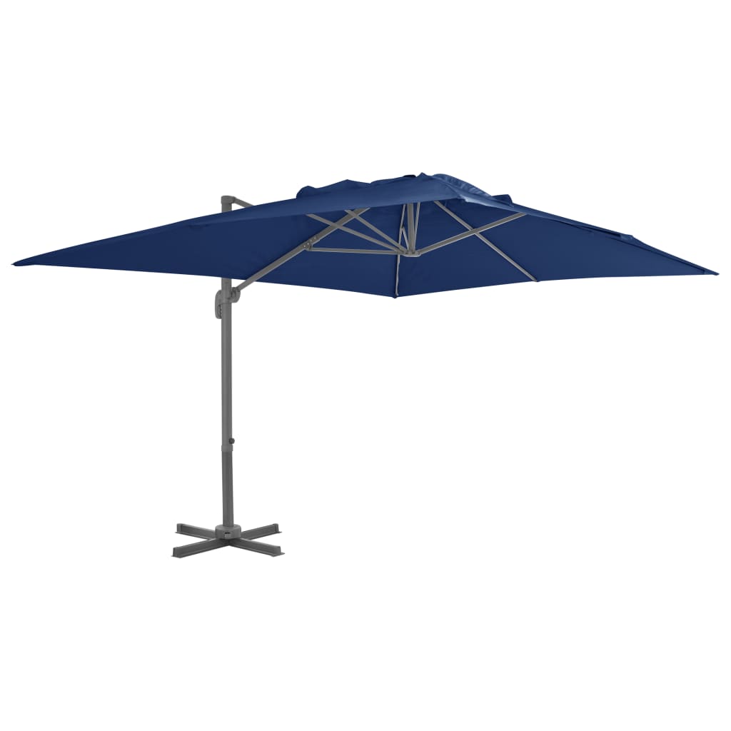 Ampelschirm Mit Aluminiummast 400 X 300 Cm Sand