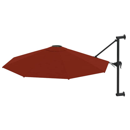 Sonnenschirm Zur Wandmontage Mit Metall-Mast 300 Cm