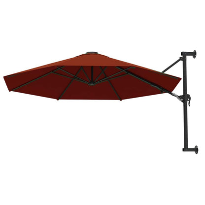 Sonnenschirm Zur Wandmontage Mit Metall-Mast 300 Cm