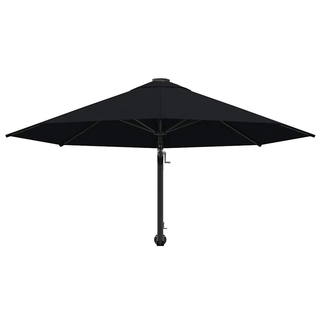 Sonnenschirm zur Wandmontage mit Metall-Mast 300 cm Sandweiß