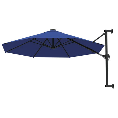 Sonnenschirm zur Wandmontage mit Metall-Mast 300 cm Sandweiß