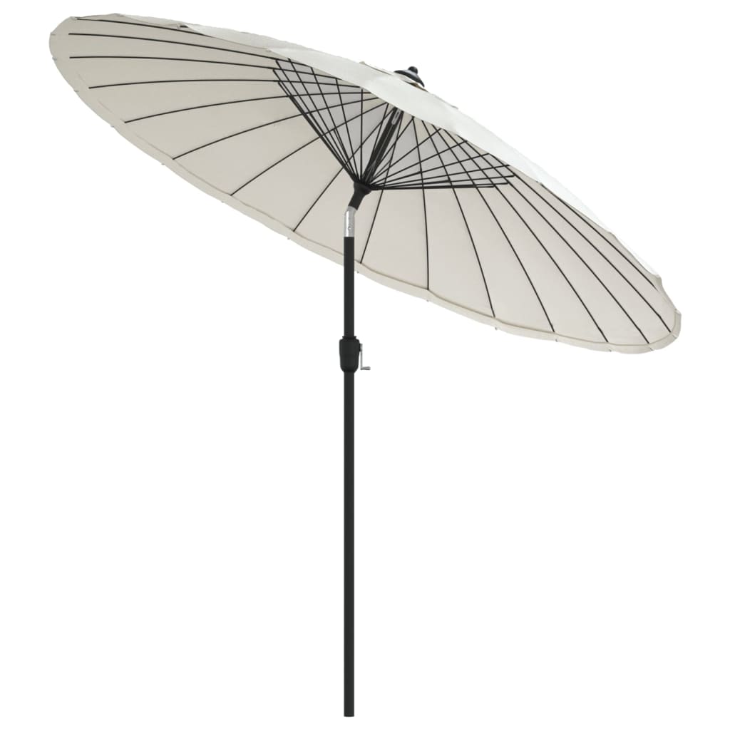 Sonnenschirm mit Aluminium-Mast 270 cm Grün