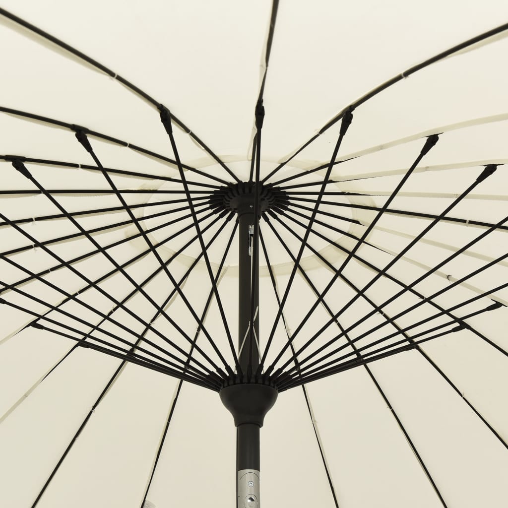 Sonnenschirm mit Aluminium-Mast 270 cm Grün