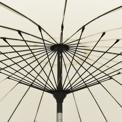 Sonnenschirm mit Aluminium-Mast 270 cm Grün