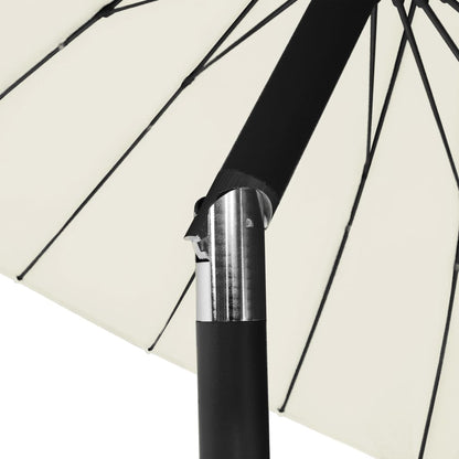 Sonnenschirm mit Aluminium-Mast 270 cm Grün