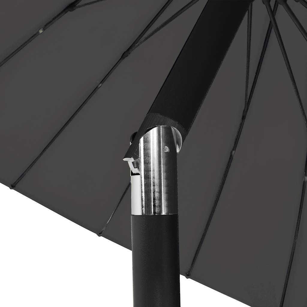 Sonnenschirm mit Aluminium-Mast 270 cm Grün