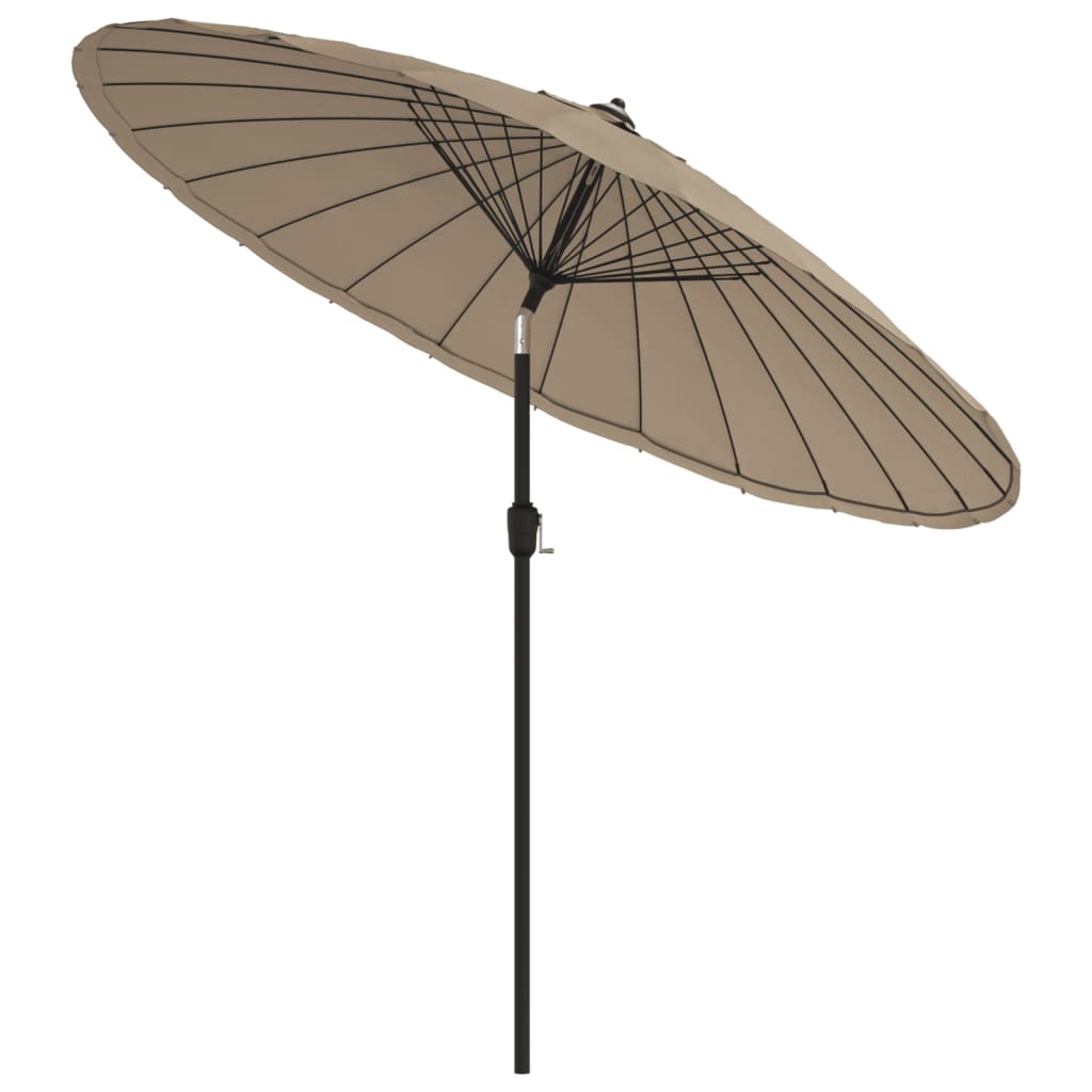 Sonnenschirm mit Aluminium-Mast 270 cm Grün