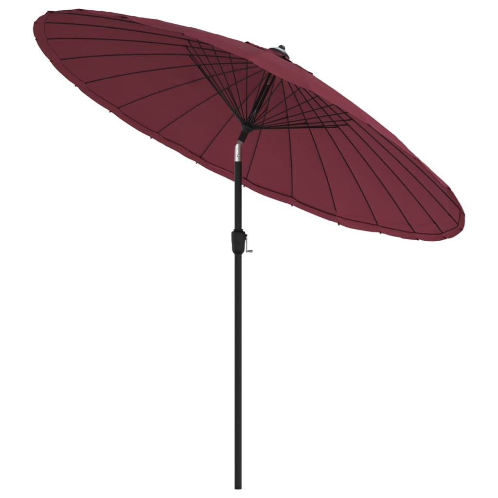 Sonnenschirm mit Aluminium-Mast 270 cm Grün