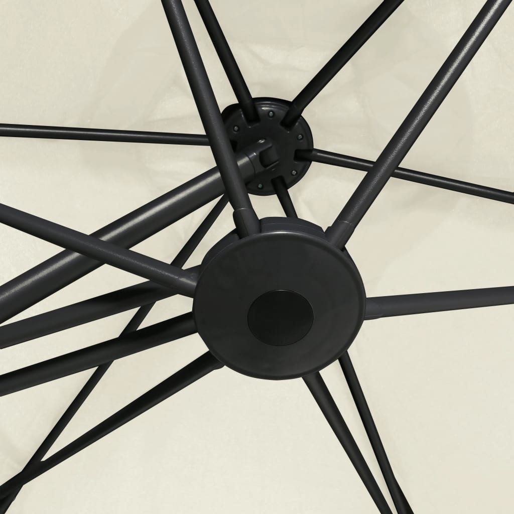 Sonnenschirm mit Stahl-Mast 300 cm Grün