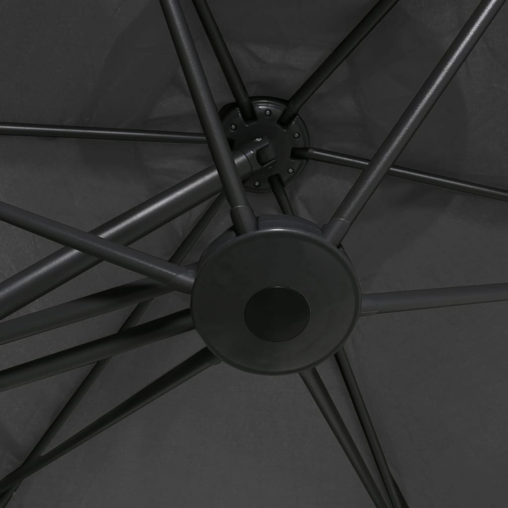 Sonnenschirm mit Stahl-Mast 300 cm Grün