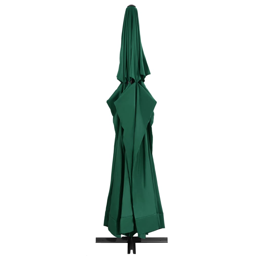Sonnenschirm mit Aluminium-Mast 600 cm Sandweiß