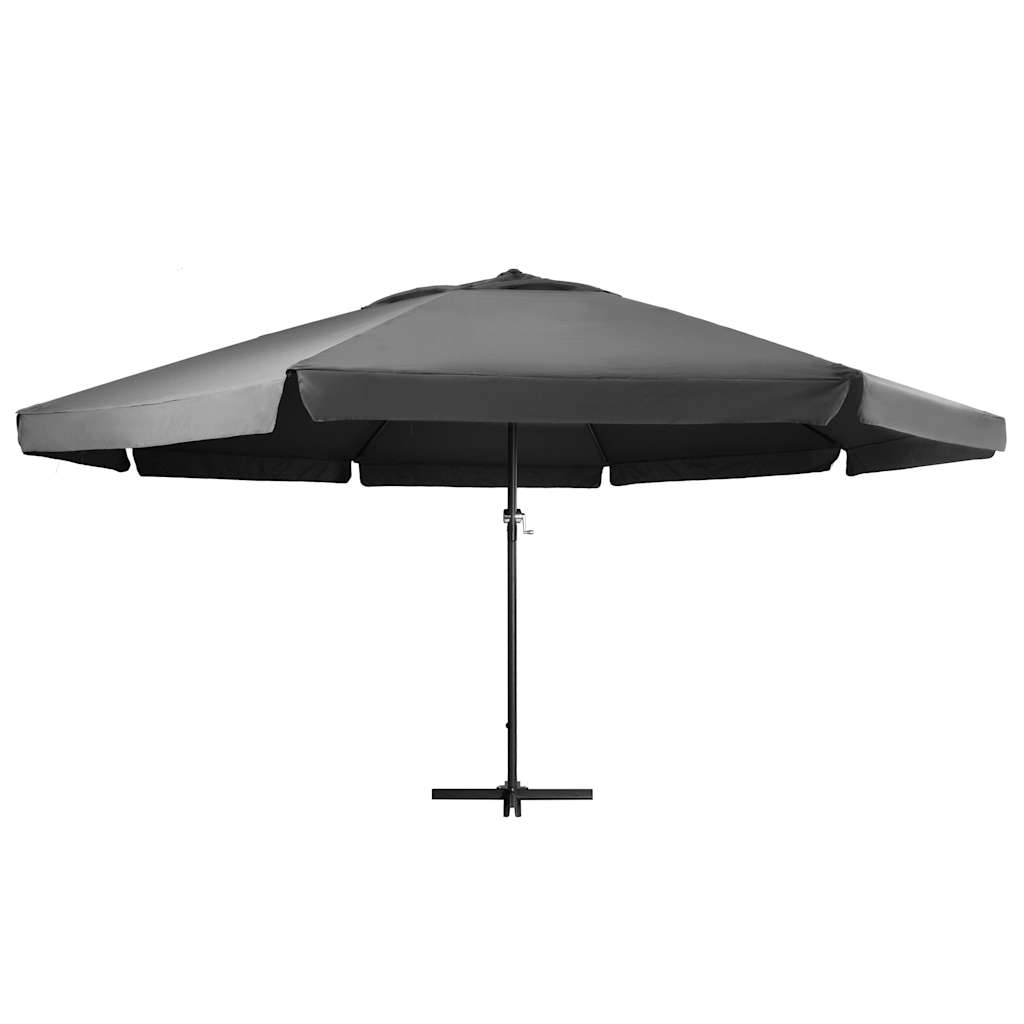 Sonnenschirm mit Aluminium-Mast 600 cm Sandweiß