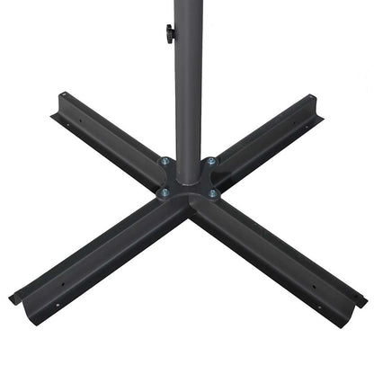 Sonnenschirm mit Aluminium-Mast 600 cm Sandweiß