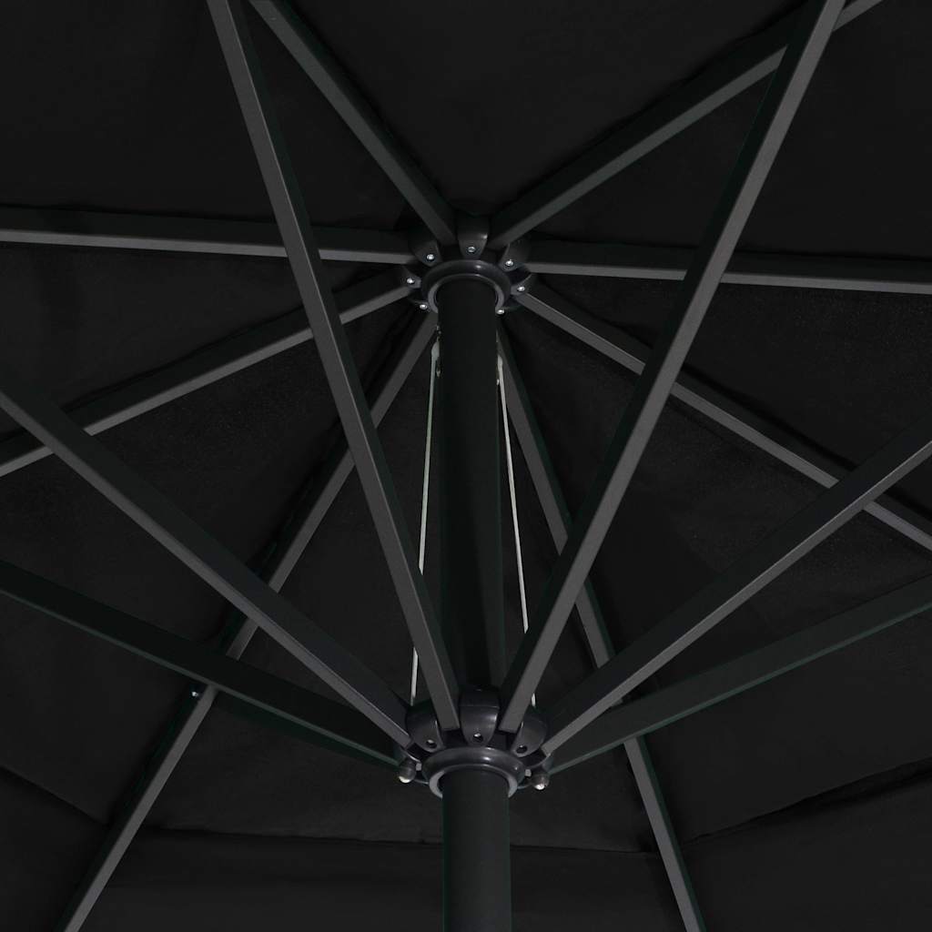 Sonnenschirm mit Aluminium-Mast 600 cm Sandweiß