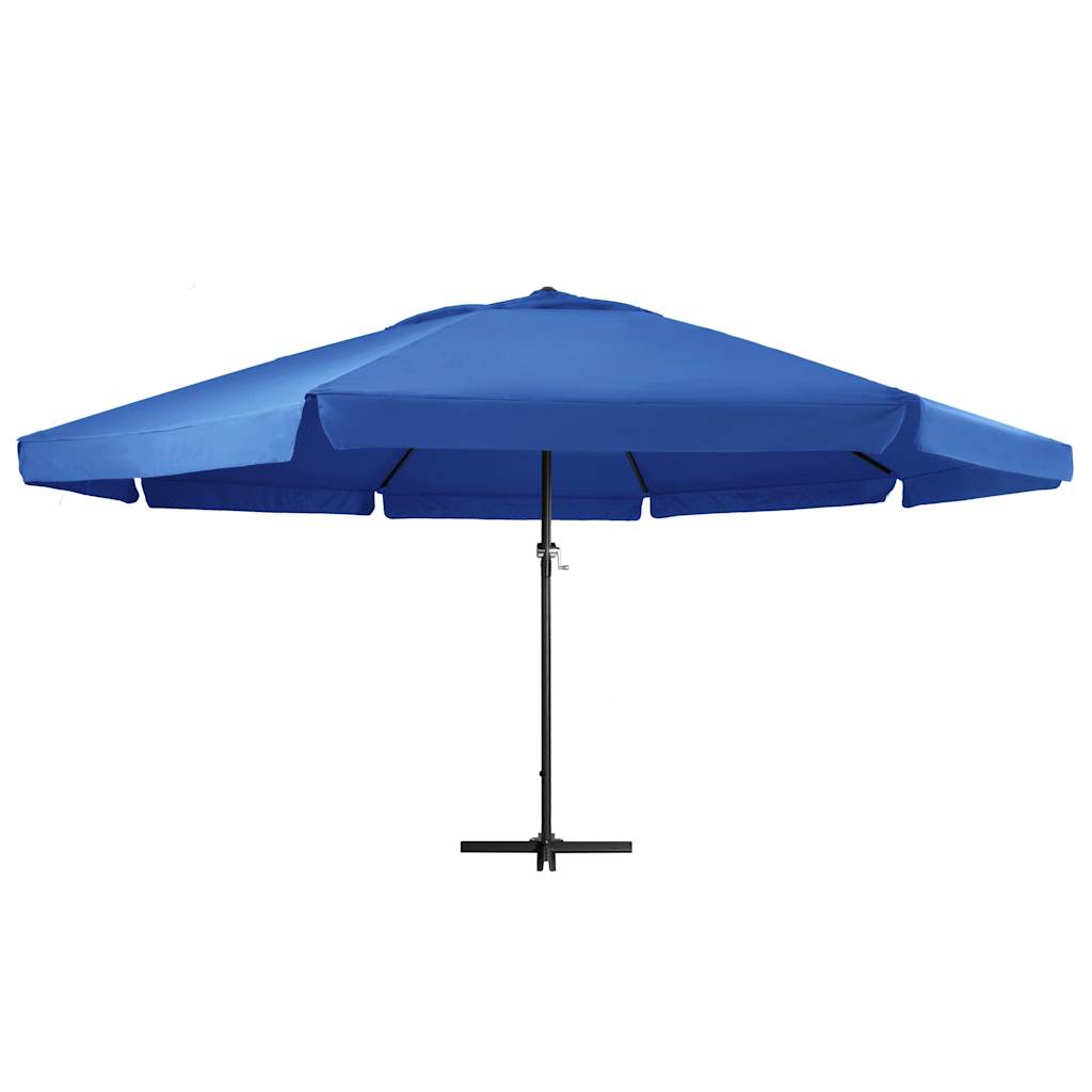 Sonnenschirm mit Aluminium-Mast 600 cm Sandweiß