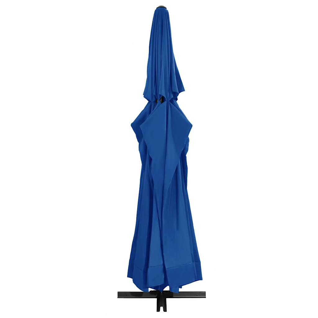 Sonnenschirm mit Aluminium-Mast 600 cm Sandweiß