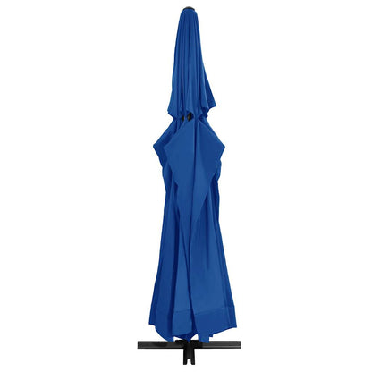 Sonnenschirm mit Aluminium-Mast 600 cm Sandweiß