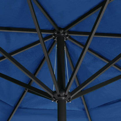 Sonnenschirm mit Aluminium-Mast 600 cm Sandweiß