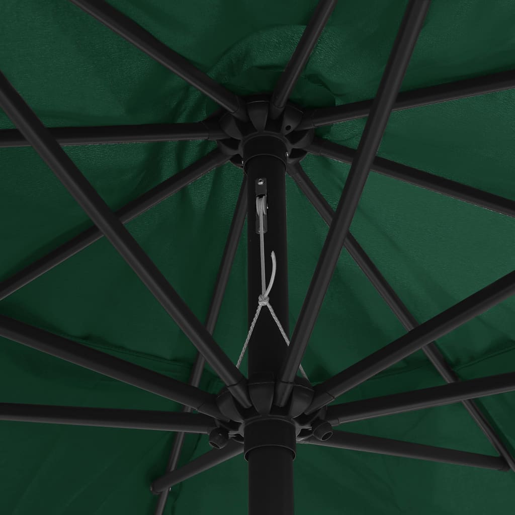 Sonnenschirm mit Metall-Mast 390 cm Sandweiß