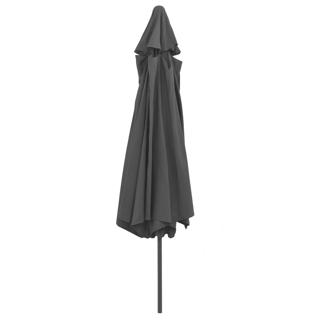 Sonnenschirm mit Metall-Mast 390 cm Sandweiß