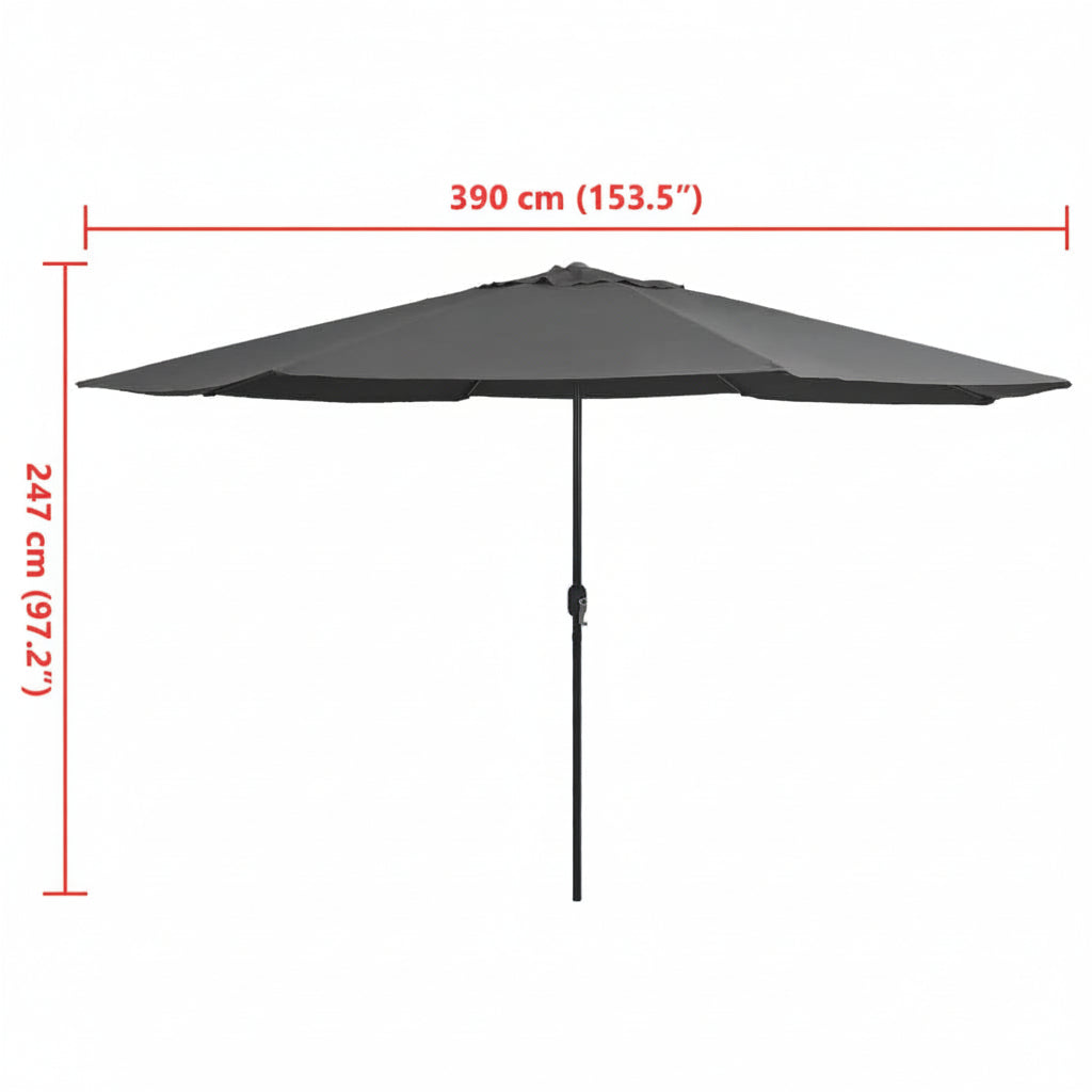Sonnenschirm Mit Metall-Mast 390 Cm