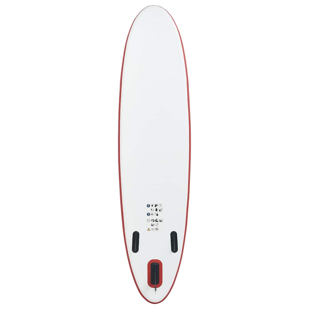 Aufblasbares Stand Up Paddle Board Set Schwarz und Weiß
