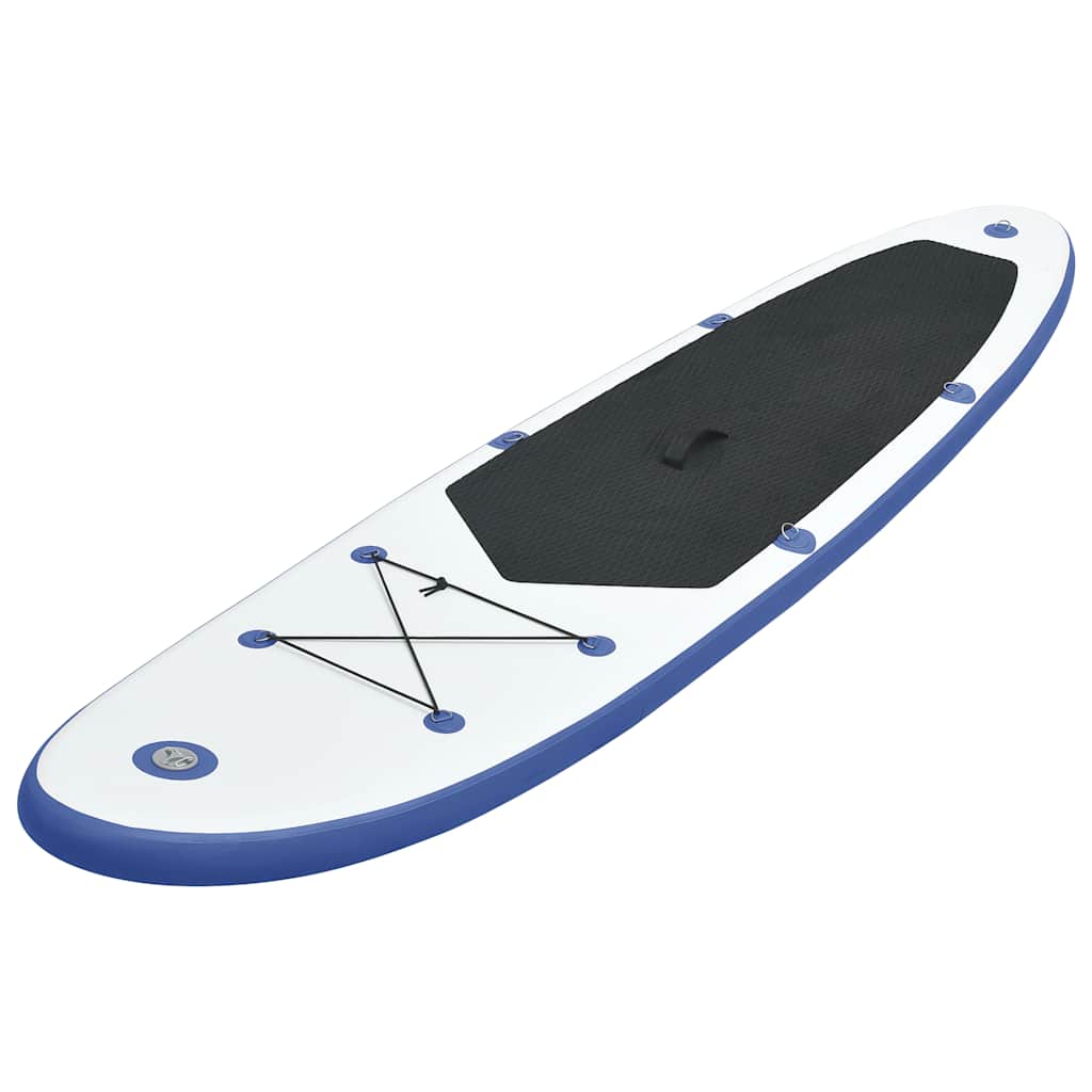 Aufblasbares Stand Up Paddle Board Set Schwarz und Weiß