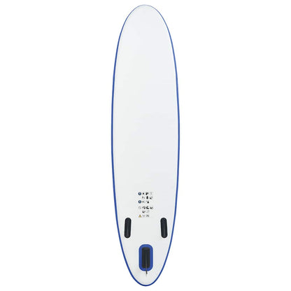 Aufblasbares Stand Up Paddle Board Set Schwarz und Weiß