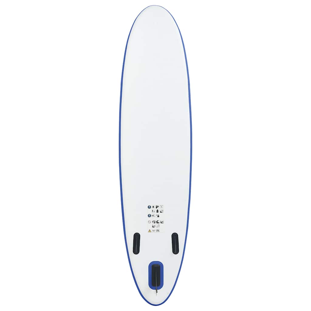 Stand Up Paddle Surfboard SUP Aufblasbar Rot und Weiß