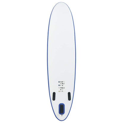 Stand Up Paddle Surfboard SUP Aufblasbar Rot und Weiß