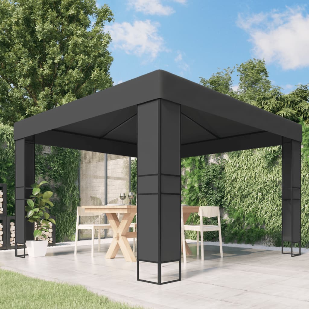 Pavillon Mit Doppeldach 3 X 3 M