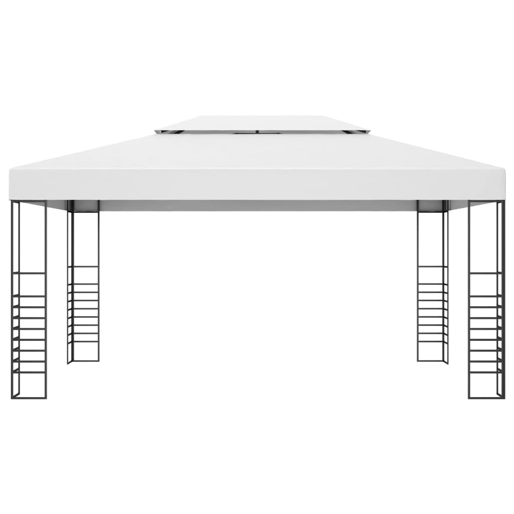 Gartenpavillon 6×3 m Weiß