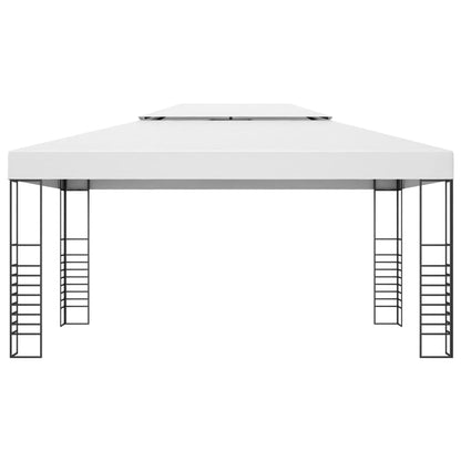 Gartenpavillon 6×3 m Weiß