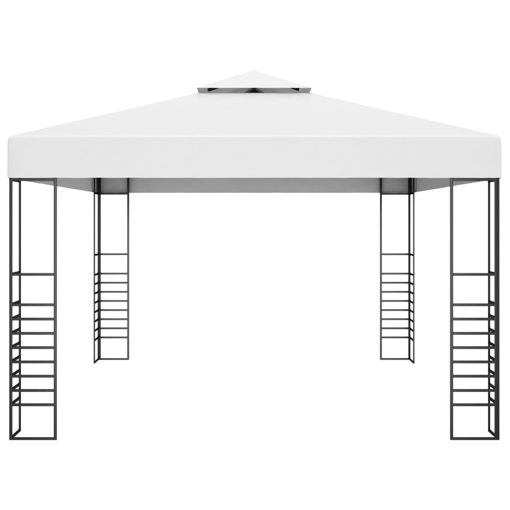 Gartenpavillon 6×3 m Weiß