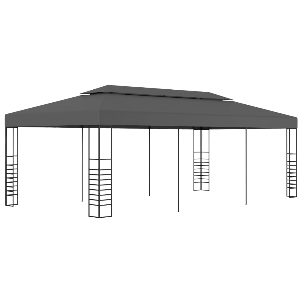 Gartenpavillon 6×3 m Weiß