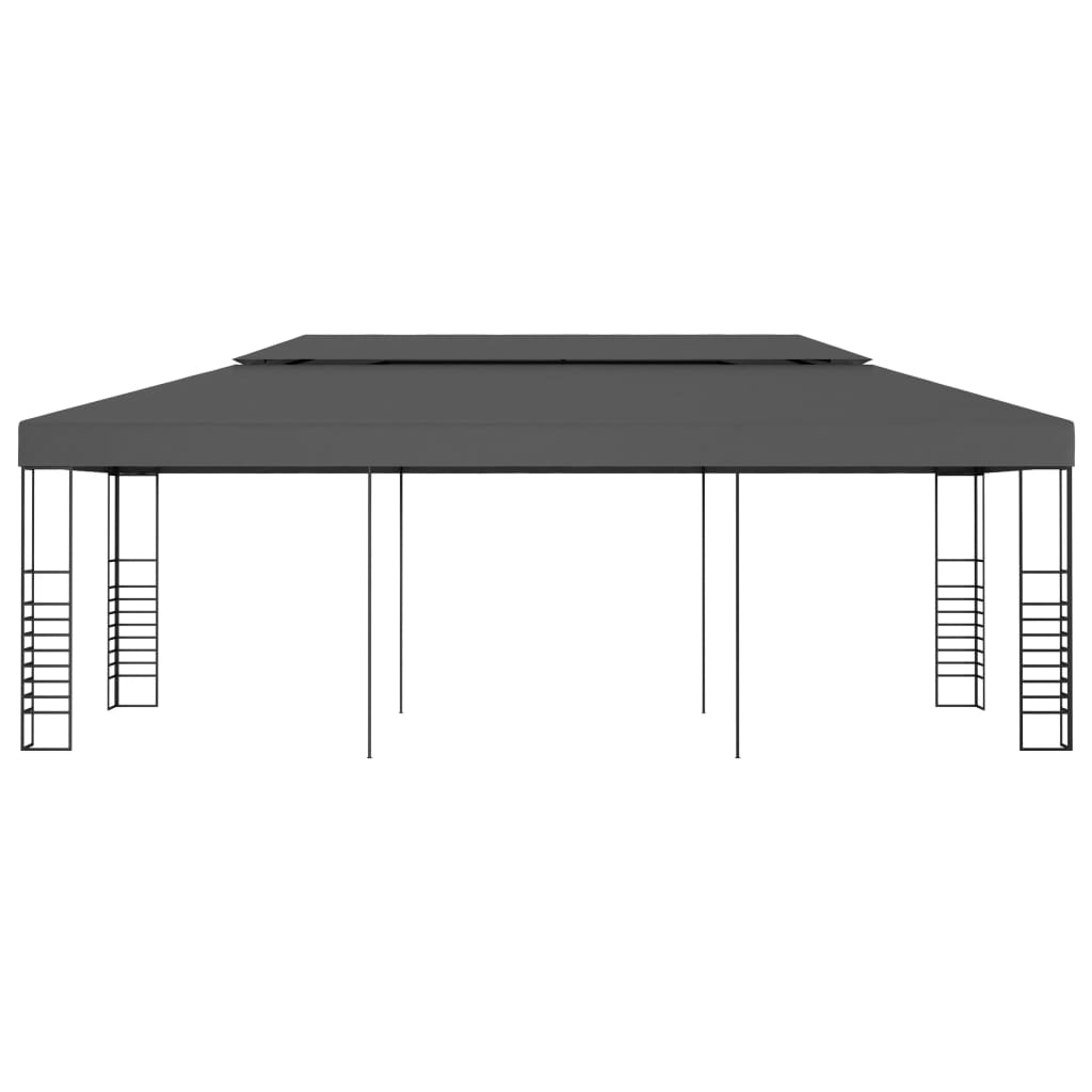 Gartenpavillon 6×3 m Weiß