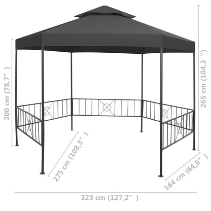Gartenpavillon 323X275X265 Cm